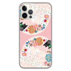 iPhone13 ケース スカラー スマホケース iPhone15 Plus 14 Pro 12 11 XS XR 8Plus リボン レース 手書き ピンクベージュ かわいい アイフ