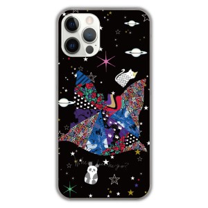 iPhone14 Pro ケース スカラー アイフォン 14 Plus 15 13 12 11 SE 第3世代 ハードケース 宇宙柄　ネコシルエット パンダ かわいいデザイ