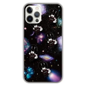 iPhone13 Pro ケース スマホケース スカラー アイフォン13 Mini 12 11 SE 第3世代 宇宙柄 ラビルがいっぱい宇宙遊泳 かわいい アイフォン