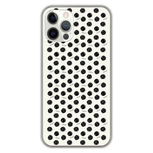 iPhone14 Pro ケース スカラー アイフォン 14 Plus 15 13 12 11 SE 第3世代 ハードケース ScoLar 手書きの水玉 かわいい ファッションブ