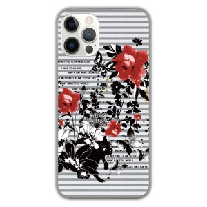 iPhone14 Pro ケース スカラー アイフォン 14 Plus 15 13 12 11 SE 第3世代 ハードケース クロネコ チョウ お花 タイポグラフィー モノク