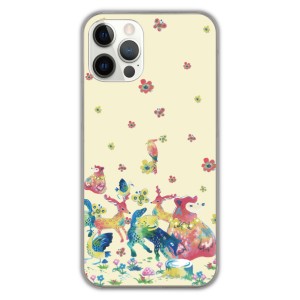 Xperia 10 V SO-52D ケース スカラー エクスペリア SO-53D SO-51D SO-52C スマホケース カバー 水彩画風 メルヘン アニマル 切り株 お花 