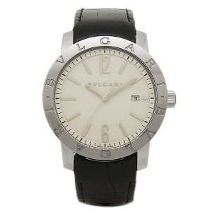 【2年保証】ブルガリ 時計 メンズ BVLGARI BB41WSLD ブルガリブルガリ 自動巻き 腕時計 ウォッチ ブラック/ホワイト