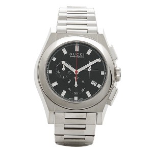 【2年保証】グッチ 時計 メンズ 腕時計 パンテオン 41MM クォーツ ブラック シルバー GUCCI YA115235