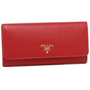 プラダ 財布 長財布 PRADA 1MH132 QWA F068Z レッド レディース