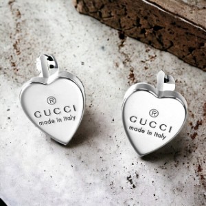 グッチ ピアス トレードマーク 刻印 ハートモチーフ スタッド sterling silver レディース 223990 J8400 8106 GUCCI シルバー 