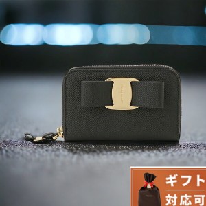 サルバトーレフェラガモ Salvatore Ferragamo 22D288 725290 028 ヴァラ リボン ラウンドジップ コインケース カードケース