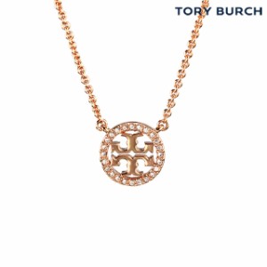 トリーバーチ ネックレス TORY BURCH ミラー パヴェ 真鍮 クリスタル チェーン ペンダント レディース 53420-696 Rose Gold Crystal アク