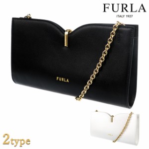 フルラ クラッチバッグ リボン スモール カーフレザー ショルダー チェーン レディース FURLA 選べるモデル