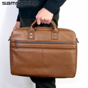 サムソナイト ビジネスバッグ メンズ ブランド Samsonite SAM CLASSIC LEATHER Slim Brief ビジネスカバン パソコンバッグ PCバッグ ブリ