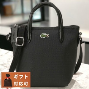 【2日間限定★400円OFFクーポン】 ラコステ LACOSTE NF2609 000 L.12.12 CONCEPT 2WAY ミニ トートバッグ ショルダーバッグ ブラック レ