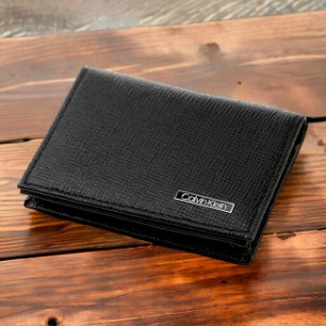 カルバンクライン カードケース メンズ ブランド CALVIN KLEIN Card Case Leather 革 レザー 31CK200003 ブラック 小物