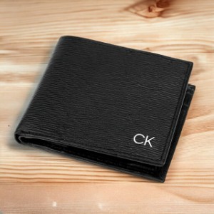 カルバンクライン 財布 メンズ ブランド 二つ折り財布 革 レザーウォレット 小銭入れあり CALVIN KLEIN Billfold With Coin Pocket（Key 