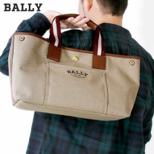 バリー トートバッグ レディース ブランド BALLY ドライヴァリア トート L キャンバス レザー 6306288 サンドベージュ バッグ