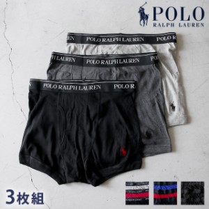 ポロ ラルフ ローレン ボクサーパンツ メンズ ブランド Polo Ralph Lauren Trunks S M L 3枚セット 2タイプ ワンポイント 下着 アンダー