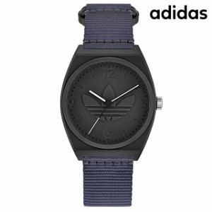 アディダス PROJECT TWO クオーツ 腕時計 ブランド メンズ レディース adidas AOST22041 アナログ ブラック 黒