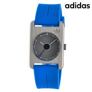 アディダス RETRO POP ONE クオーツ 腕時計 ブランド メンズ レディース adidas AOST23560 アナログ グレー ブルー