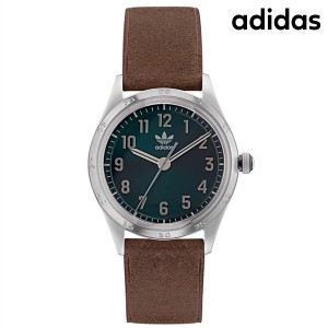 アディダス CODE FOUR クオーツ 腕時計 ブランド メンズ レディース adidas AOSY22527 アナログ グリーン ブラウン