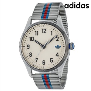 アディダス CODE FOUR クオーツ 腕時計 ブランド メンズ レディース adidas AOSY23531 アナログ ホワイト ブルー レッド 白