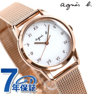 アニエスベー レディース 腕時計 マルチェロ ソーラー FBSD939 agnes b. ホワイト ピンクゴールド 時計