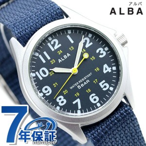 セイコー アルバ クオーツ メンズ 腕時計 AQPK402 SEIKO ALBA ネイビー