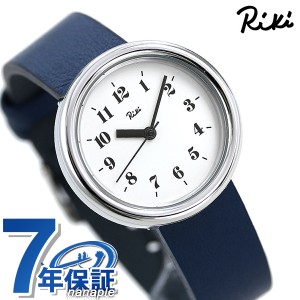 セイコー アルバ リキ レディース 腕時計 革ベルト アラビア数字 AKQK448 SEIKO ALBA Riki ホワイト ブルー