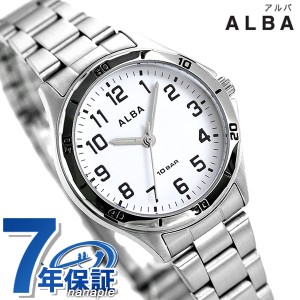 セイコー アルバ レディース 腕時計 ホワイト クオーツ AQQK407 SEIKO ALBA