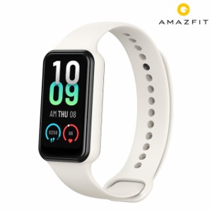 アマズフィット Band 7 充電式クオーツ スマートウォッチ メンズ レディース Bluetooth Amazfit SP170049-C15 デジタル ベージュ