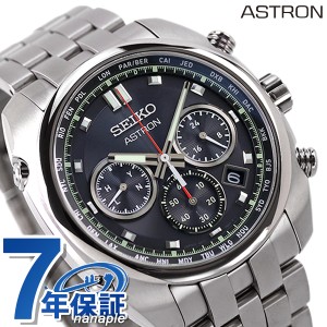 セイコー アストロン ソーラー電波 8B92 クロノグラフ チタン 日本製 電波ソーラー メンズ 腕時計 ブランド SBXY027 SEIKO ASTRON ブラッ