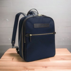 【2日間限定★400円OFFクーポン】 フェリージ リュック メンズ FELISI ナイロン/レザー イタリア 19-25 NAVY-BROWN ネイビー系 バッグ