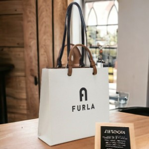 【2日間限定★全品400円OFFクーポン】 フルラ トートバッグ レディース FURLA レザー WB00728 MARSHMALLOW+NERO ホワイト系 バッグ