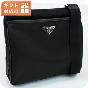プラダ ショルダーバッグ メッセンジャーバッグ 黒 三角ロゴプレート
