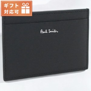 ポール・スミス カードケース メンズ ブランド Paul Smith レザー イタリア M1A4768 BLACK ブラック 財布