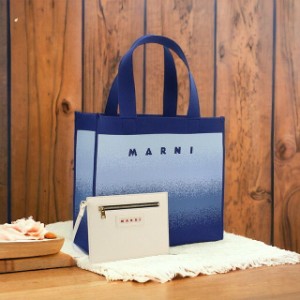 マルニ トートバッグ レディース MARNI ポリエステル イタリア SHMP0076A5 ブルー系 バッグ