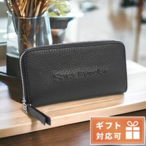 サラバーグラー 長財布ラウンドファスナー レディース Sara Burglar BUFALO LOGO レザー イタリア 110L NERO ブラック 財布