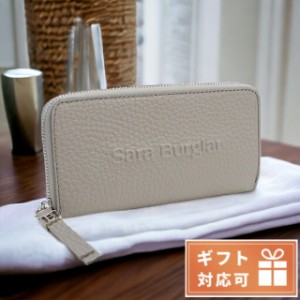 【2日間限定★全品400円OFFクーポン】 サラバーグラー 長財布ラウンドファスナー レディース Sara Burglar BUFALO LOGO レザー イタリア 