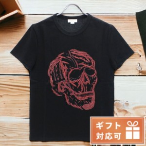 アレキサンダーマックイーン Tシャツ メンズ Alexander McQueen コットン100% イタリア 631391 ブラック ファッション 選べるモデル