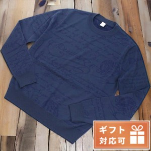 【2日間限定★400円OFFクーポン】 ベルルッティ ニット メンズ BERLUTI ウール100% イタリア R19KRL135 NIGHT BLUE ネイビー系 ファッシ