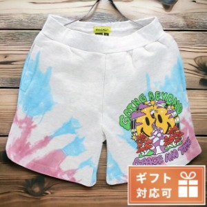 マーケット ハーフパンツ メンズ MARKET コットン100%裏起毛 パキスタン 395000479 PURPLE TIEDYE マルチカラー ファッション 選べるモデ