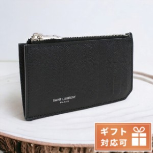 【6/13限定★1000円OFFクーポンにさらに+3倍】 サンローラン 小銭入れ メンズ SAINT LAURENT レザー イタリア 609362 ブラック 財布