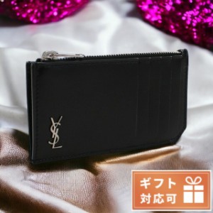 【2日間限定★全品400円OFFクーポン】 サンローラン 小銭入れ メンズ SAINT LAURENT レザー イタリア 629899 ブラック 財布