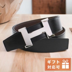 【2日間限定★全品400円OFFクーポン】 エルメス ベルト メンズ HERMES BOXカーフ トゴ フランス コンスタンス ブラック ブラウン系 小物 