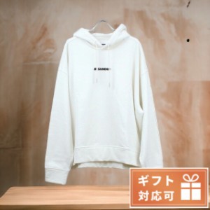 【2日間限定★全品400円OFFクーポン】 ジル サンダー パーカー メンズ JIL SANDER コットン100% イタリア J47GU0002 ホワイト系 ファッシ