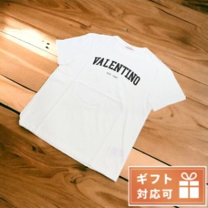 【2日間限定★全品400円OFFクーポン】 ヴァレンティノ Tシャツ メンズ VALENTINO コットン100% イタリア 2V3MG13D ホワイト系 ファッショ