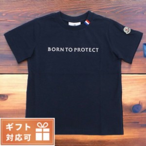 【2日間限定★400円OFFクーポン】 モンクレール Tシャツ キッズ ブランド MONCLER コットン100% ポルトガル 8C00038 ネイビー系 ファッシ