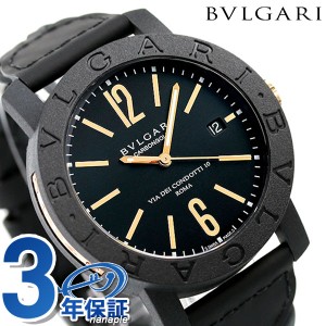 【クロス付】 ブルガリ BVLGARI 時計 ブルガリブルガリ カーボンゴールド 40mm 自動巻き メンズ 腕時計 ブランド BBP40BCGLD/N