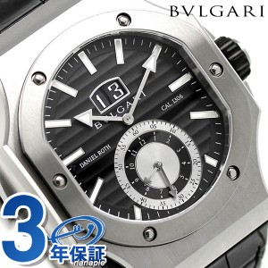 【2日間限定★全品400円OFFクーポン】 ブルガリ BVLGARI ダニエル ロート 自動巻き メンズ 腕時計 BRE56BSLDCHS ブラック