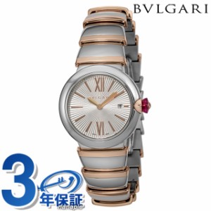 ブルガリ ルチェア クオーツ 腕時計 ブランド レディース BVLGARI LU28C6SSPGD シルバー ピンクゴールド スイス製