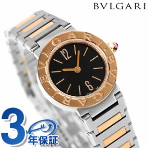 ブルガリ ブルガリブルガリ 23mm スイス製 クオーツ レディース 腕時計 BBL23BSPGD BVLGARI ブラック ピンクゴールド 黒