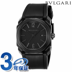 【クロス付】 ブルガリ オクト ウルトラネロ 自動巻き 腕時計 メンズ BVLGARI BGO41BBSVD/N アナログ ブラック 黒 スイス製